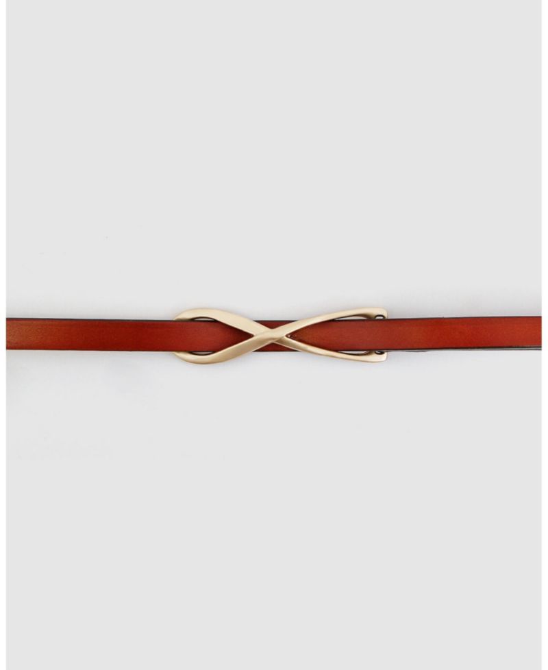 London Mood Leather Tie Belt
