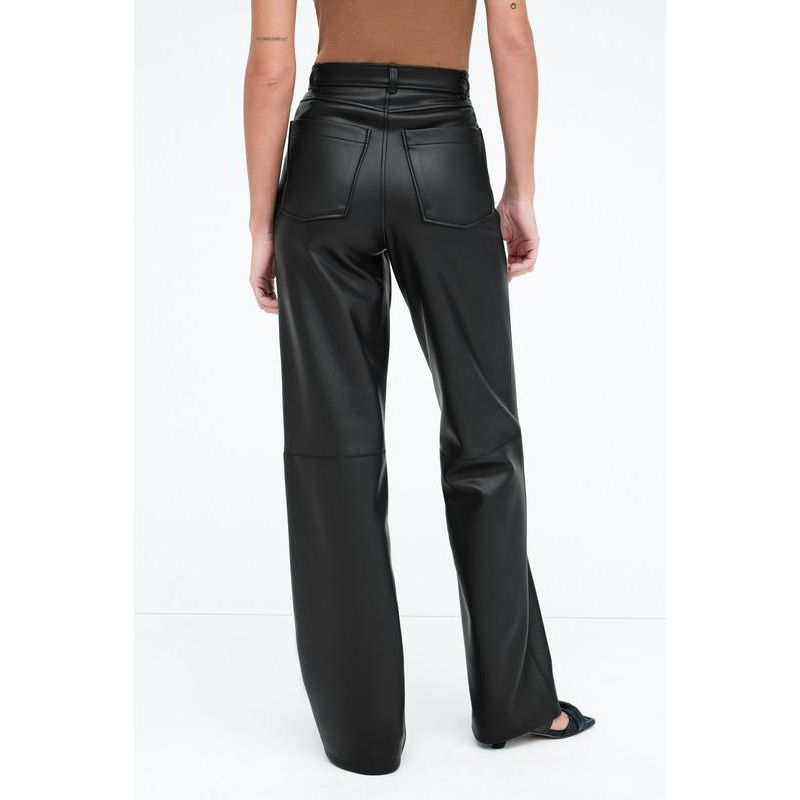 Women's Julien High-Waisted Wide-Leg Faux Leather Pants
