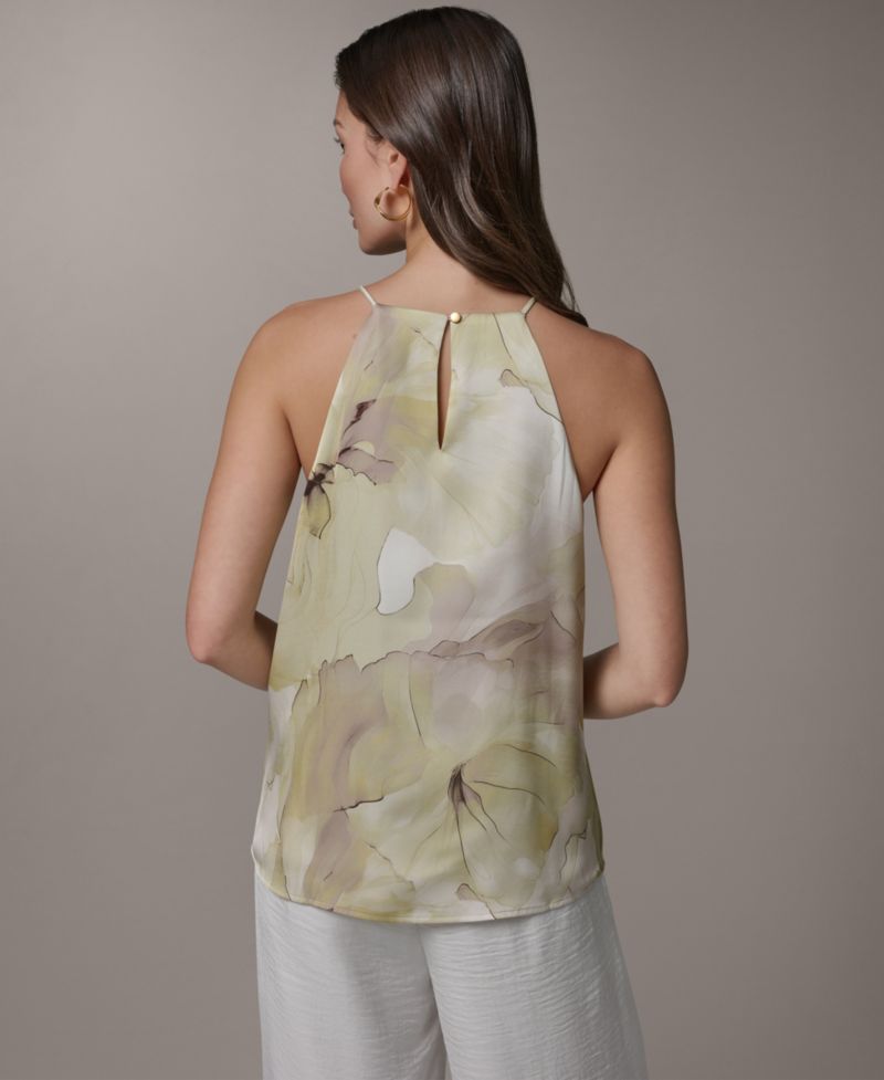 Women's Sleeveless Halter Neck Top