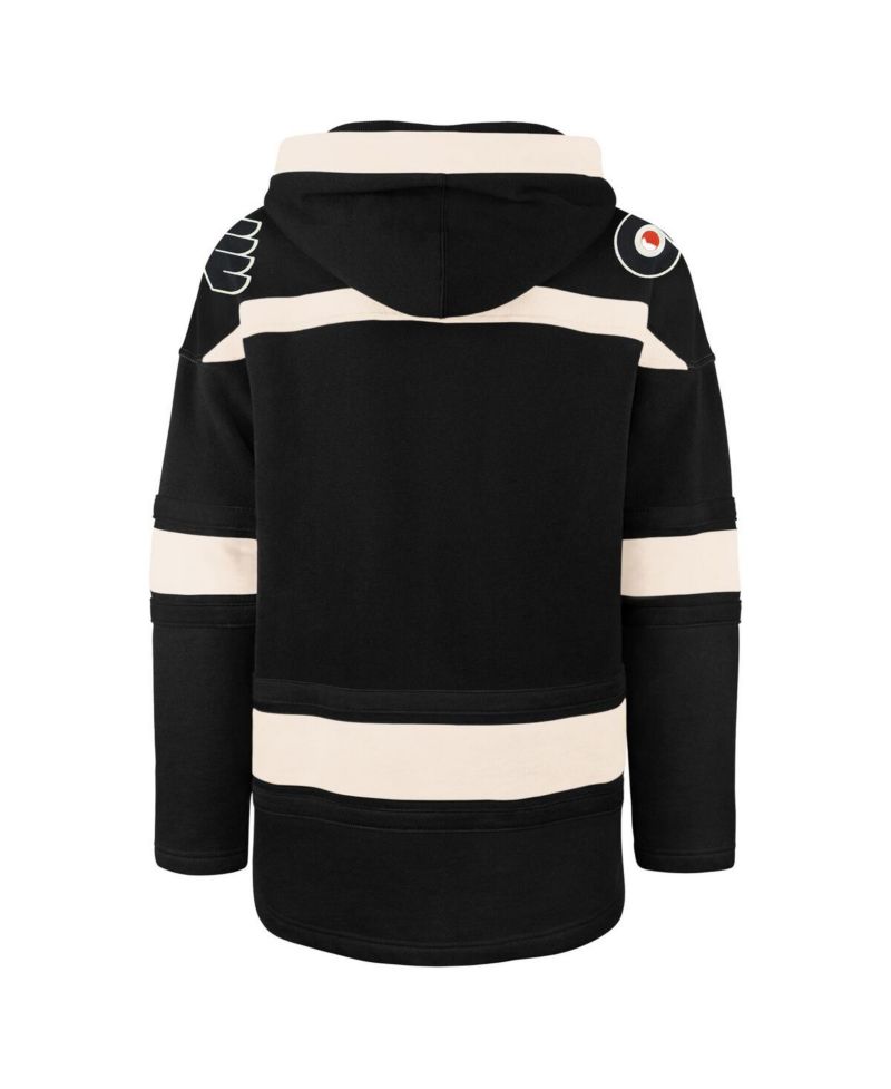 Men's Black Philadelphia Flyers Superior Lacer Hoodie