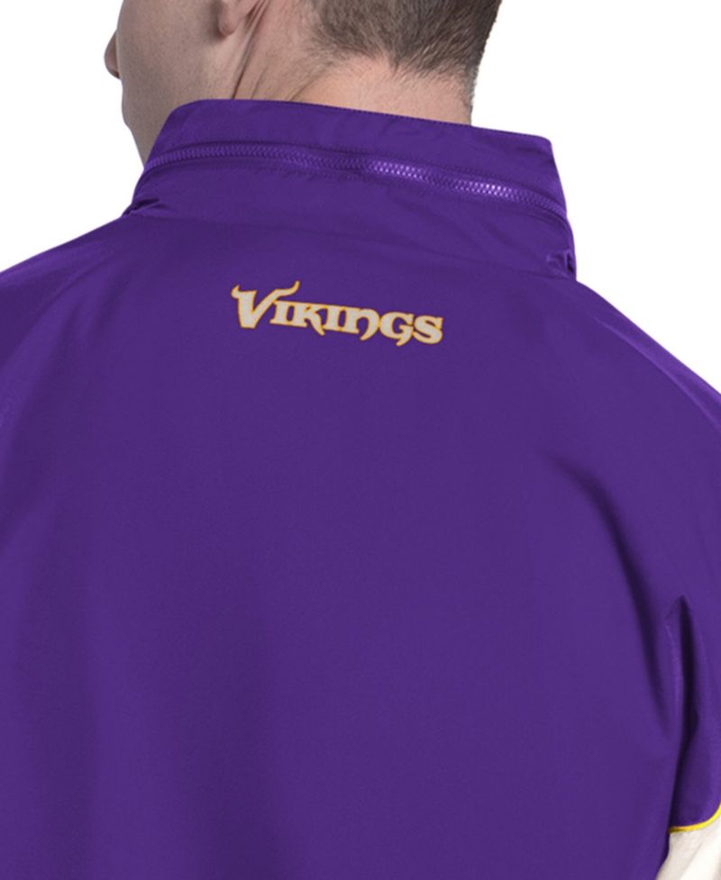 Men's Minnesota Vikings The Gust Full-Zip Color-Block Hooded Jacket