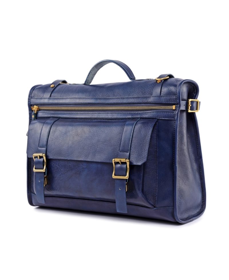 Stone Cove Leather Briefcase