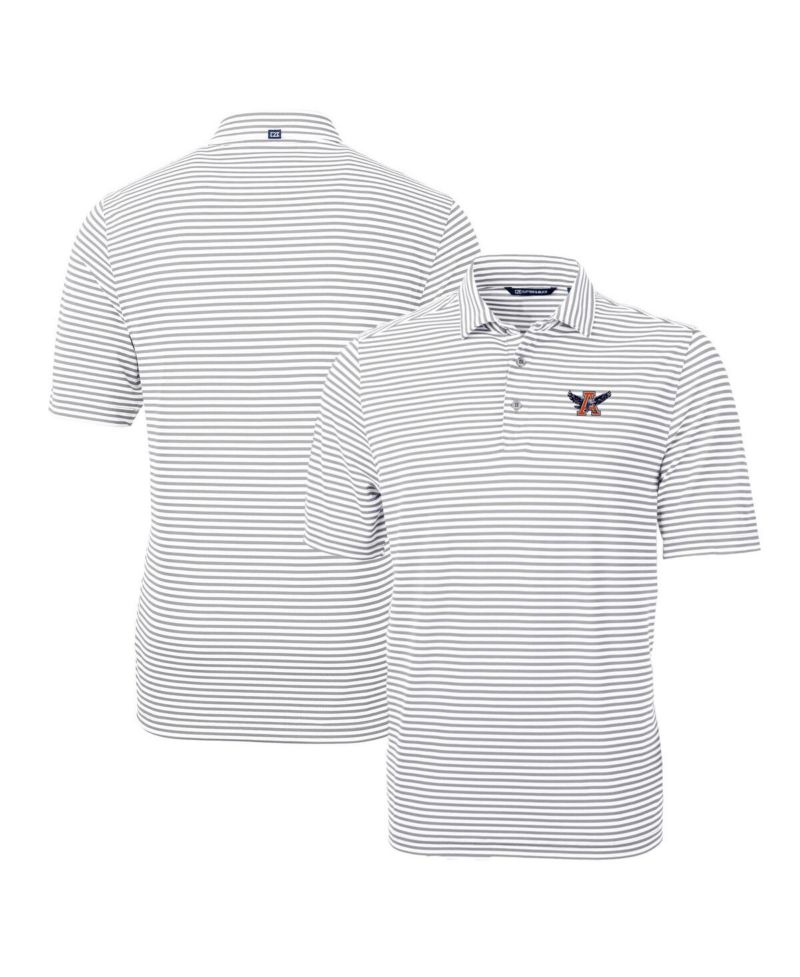 Men's Auburn Tigers Throwback Logo Virtue Eco Pique Stripe Polo