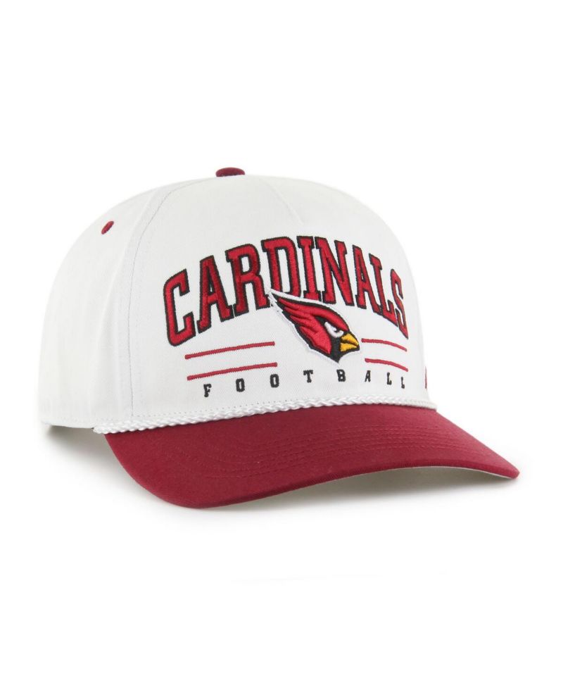 Men's White/Cardinal Arizona Cardinals Roscoe Two-Toned Hitch Adjustable Hat