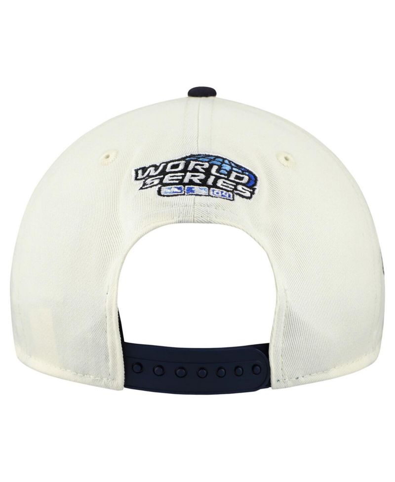 Men's Cream/Navy Boston Red Sox World Series 9FORTY M-Crown A-Frame Adjustable Hat