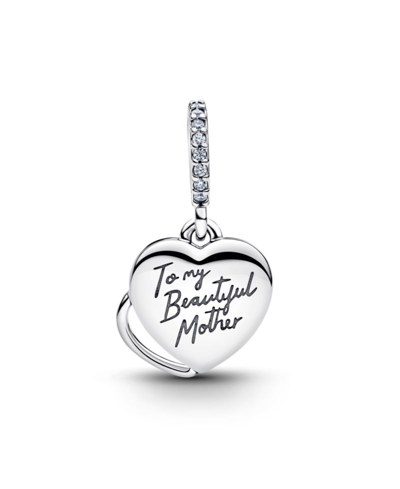 Beautiful Mother Double Dangle Charm