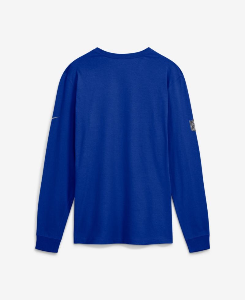 Men's Royal Buffalo Bills Sideline Bold Arch Star Dri-FIT Long Sleeve T-Shirt