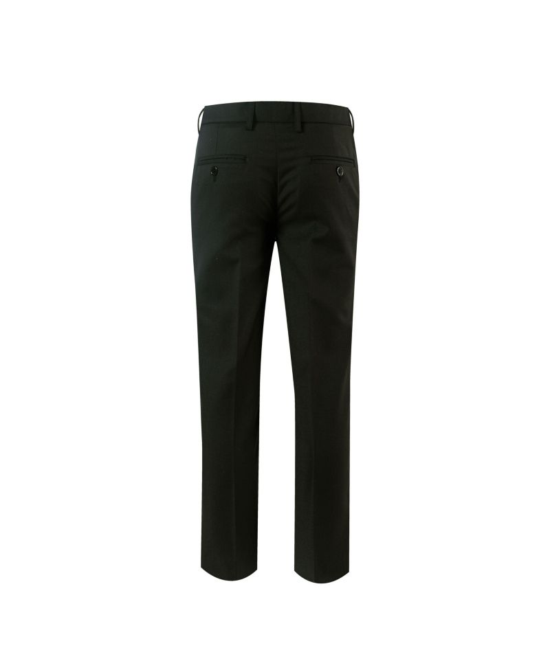 Big Boys Black Slim Fit Dress Pants
