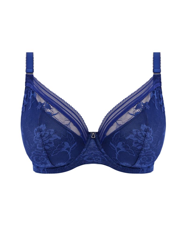 Fantaise Women's Fusion Lace Underwire Padded Plunge Bra