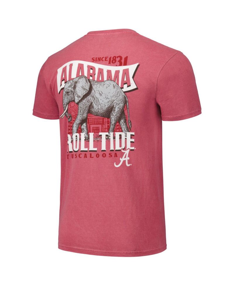 Men's and Women's Crimson Alabama Crimson Tide Hyper Local Banner Stadium T-Shirt