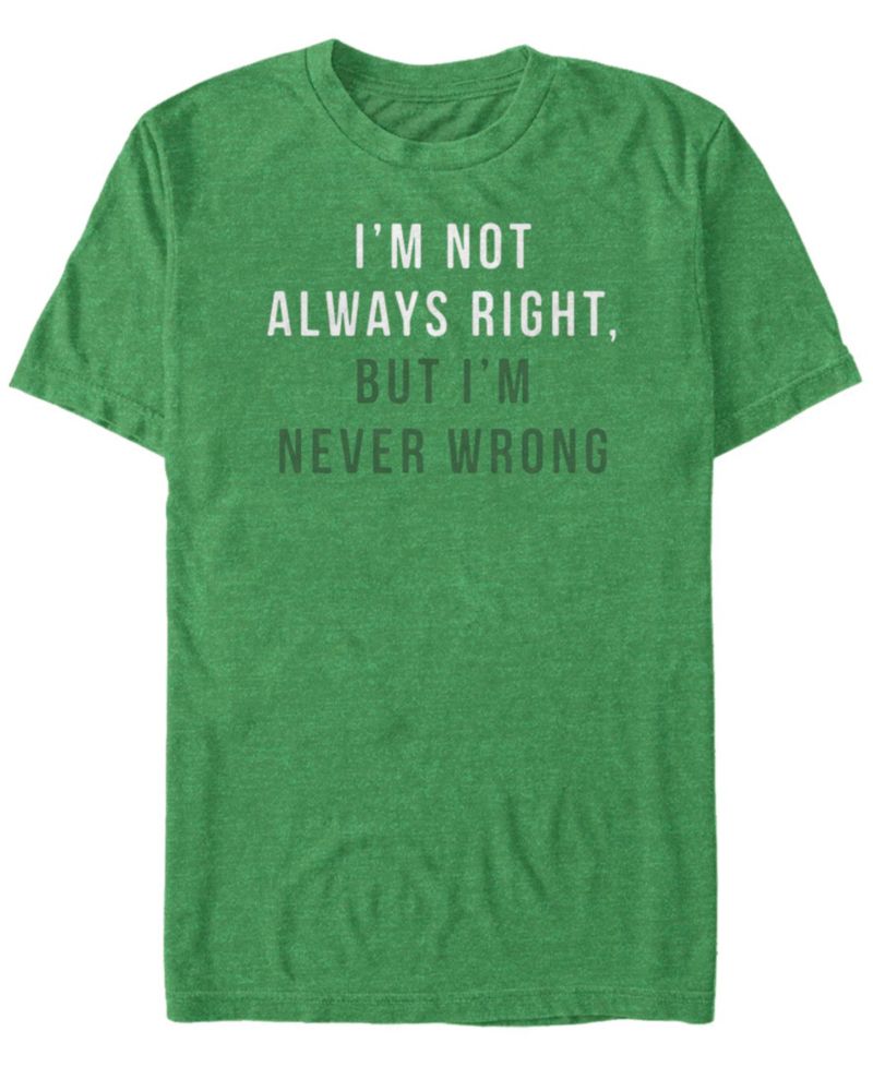 Men's Never Wrong Short-Sleeve Crew T-Shirt