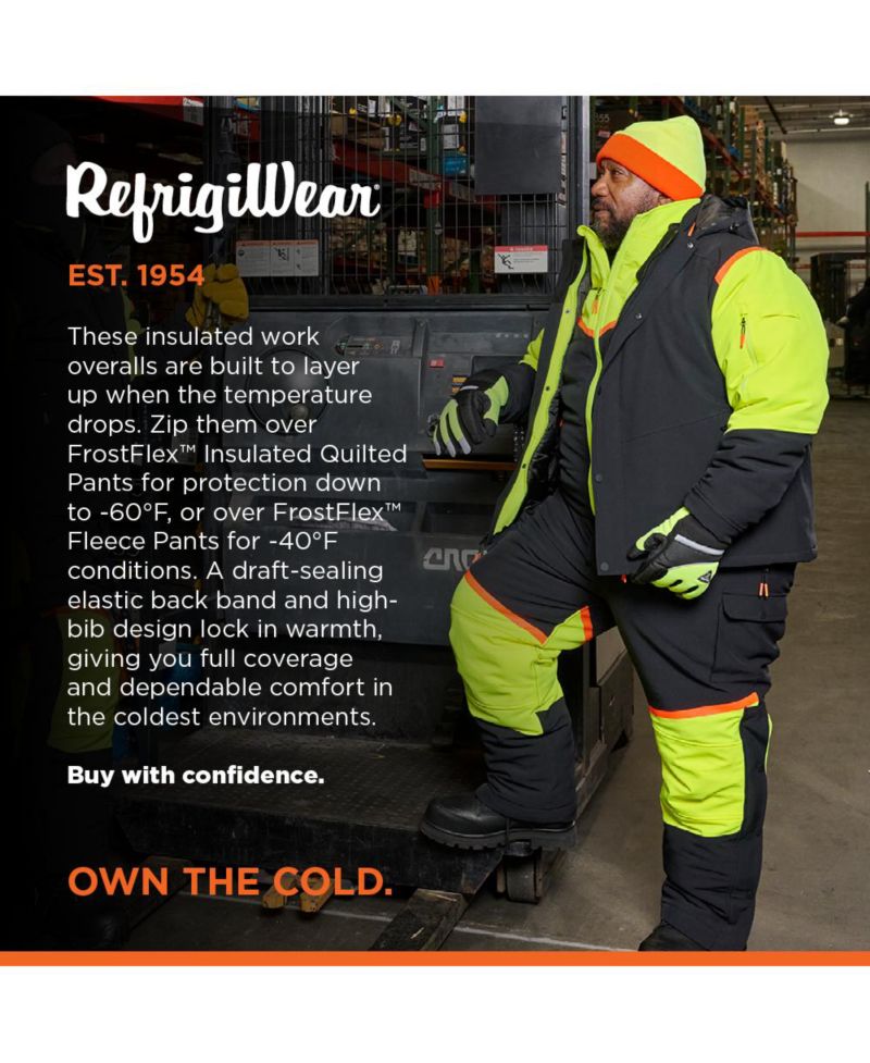 Men's FrostFlex Insulated Stretch Bib Overalls
