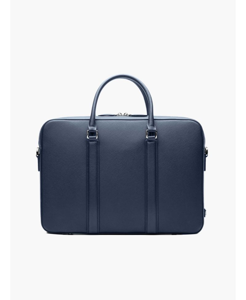 Men's Manhattan Monochrome Leather Briefcase