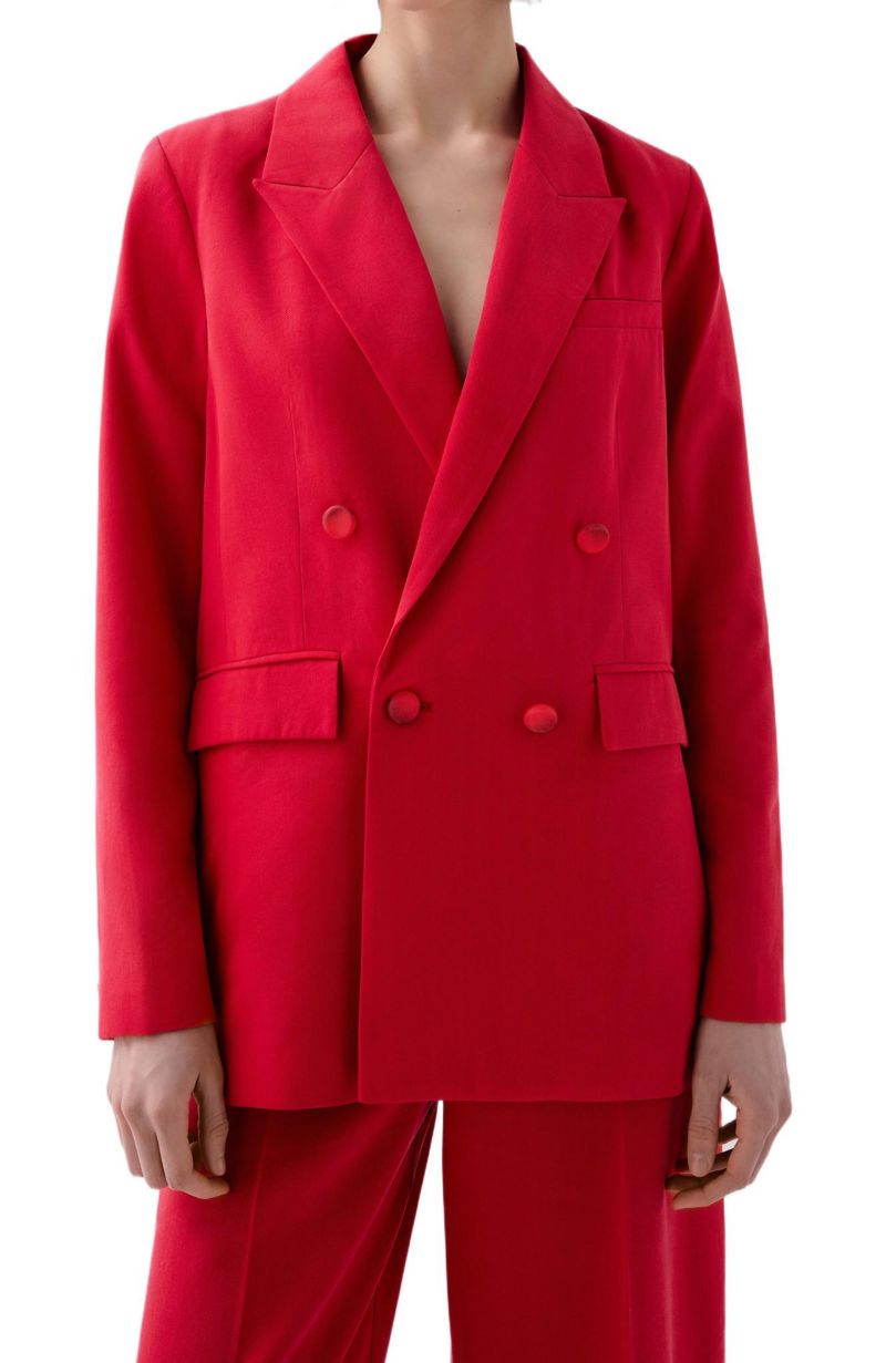 Women's Red Blazer