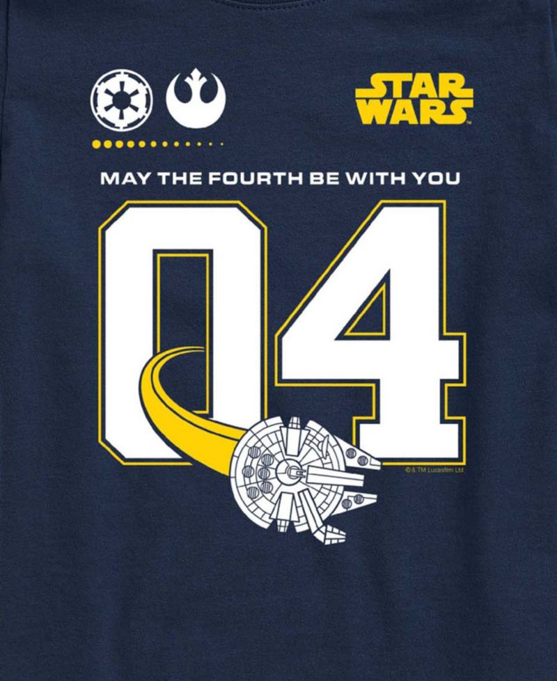 Star Wars Boys' 8-20 Sporty May Fourth be With You Short-Sleeve Graphic T-Shirt