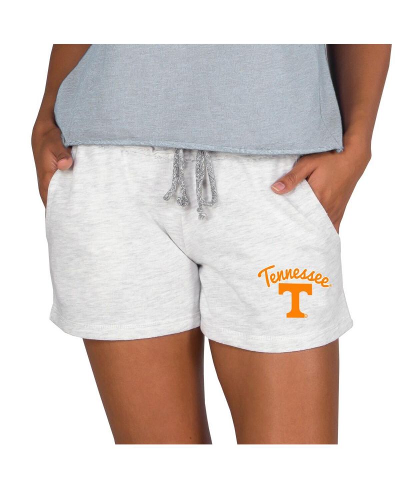 Women's Ash Tennessee Volunteers Mainstream French Terry Tri-Blend Shorts