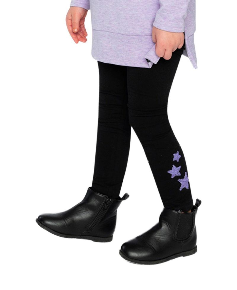 Little Girls (6 - 12) Cotton Jersey Leggings Pant