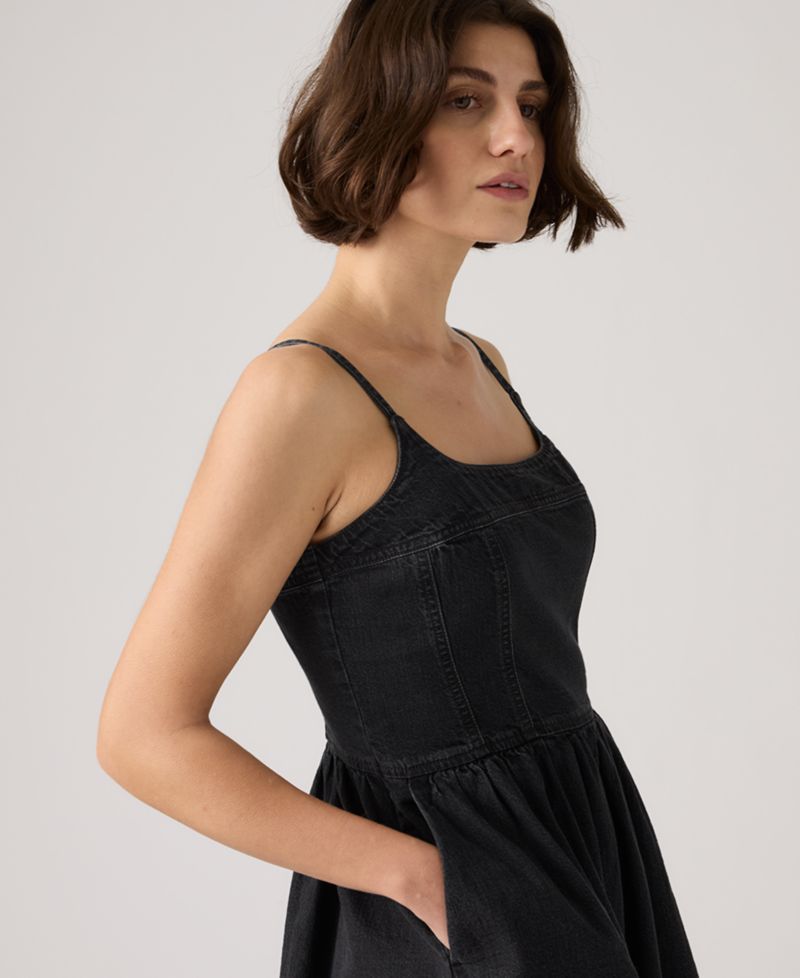 Women's Jadine Square Neck Denim Mini Dress