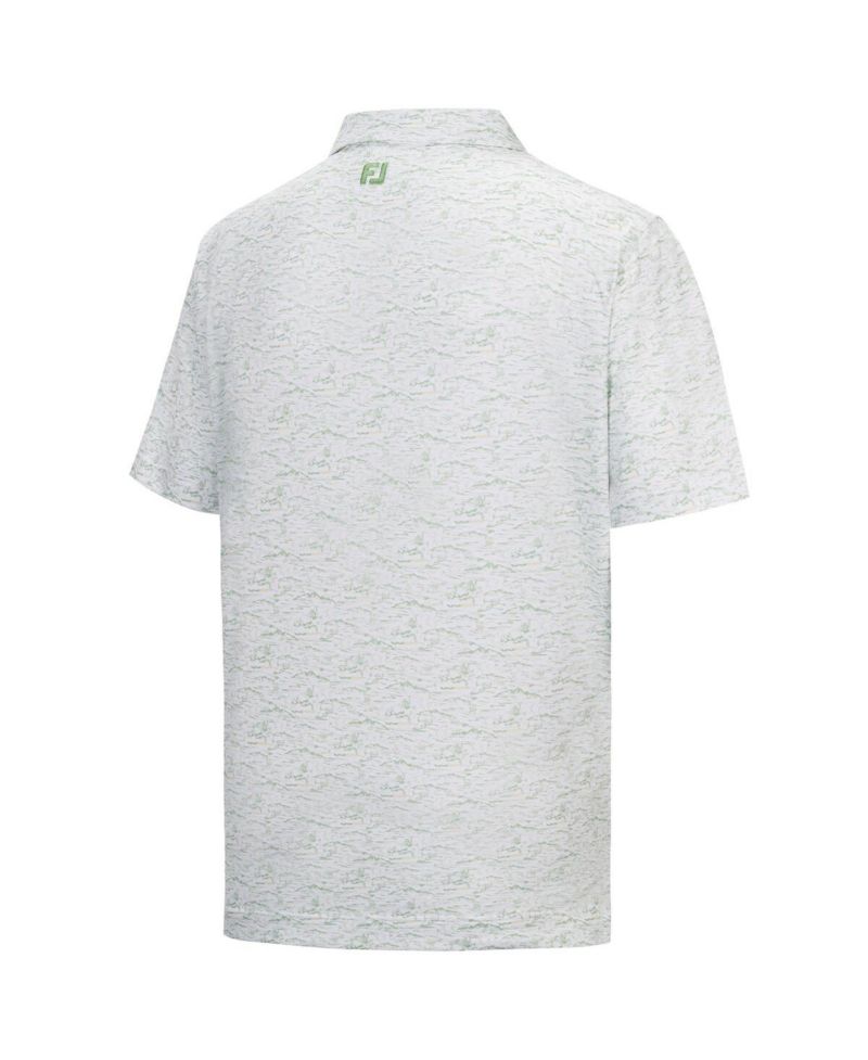 Men's White WM Phoenix Open ProDry All Over Print Polo Shirt