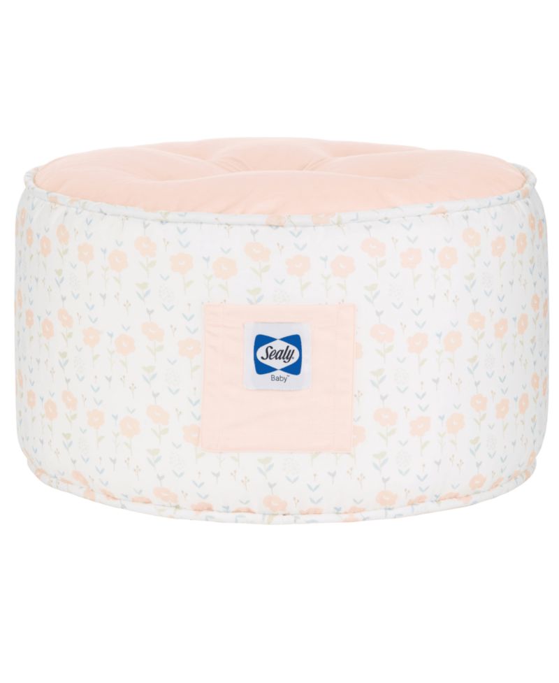 Toddler Sealy Pouf - Beige Animal Faces
