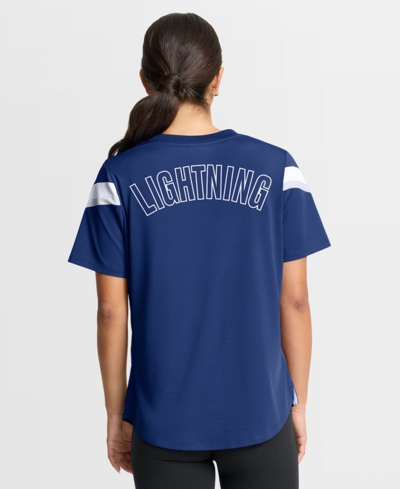 Women's Blue Tampa Bay Lightning Offside Athena T-Shirt