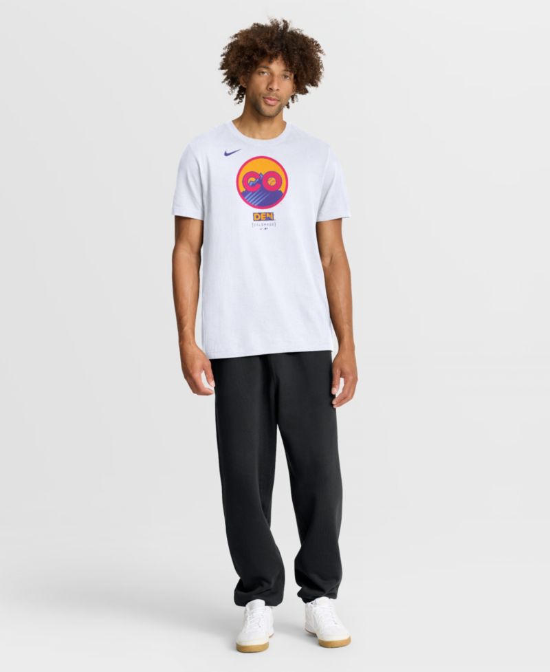 Men's White Colorado Rockies City Connect Large Logo T-Shirt