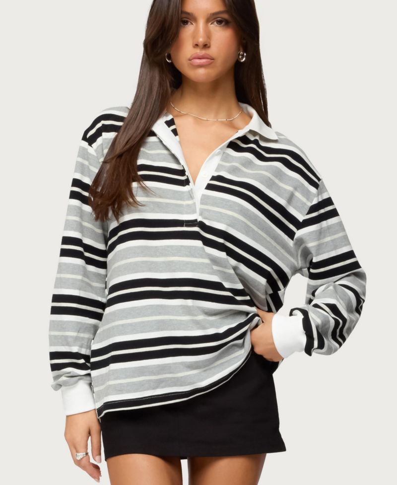 Women's Renya Striped Rugby Shirt