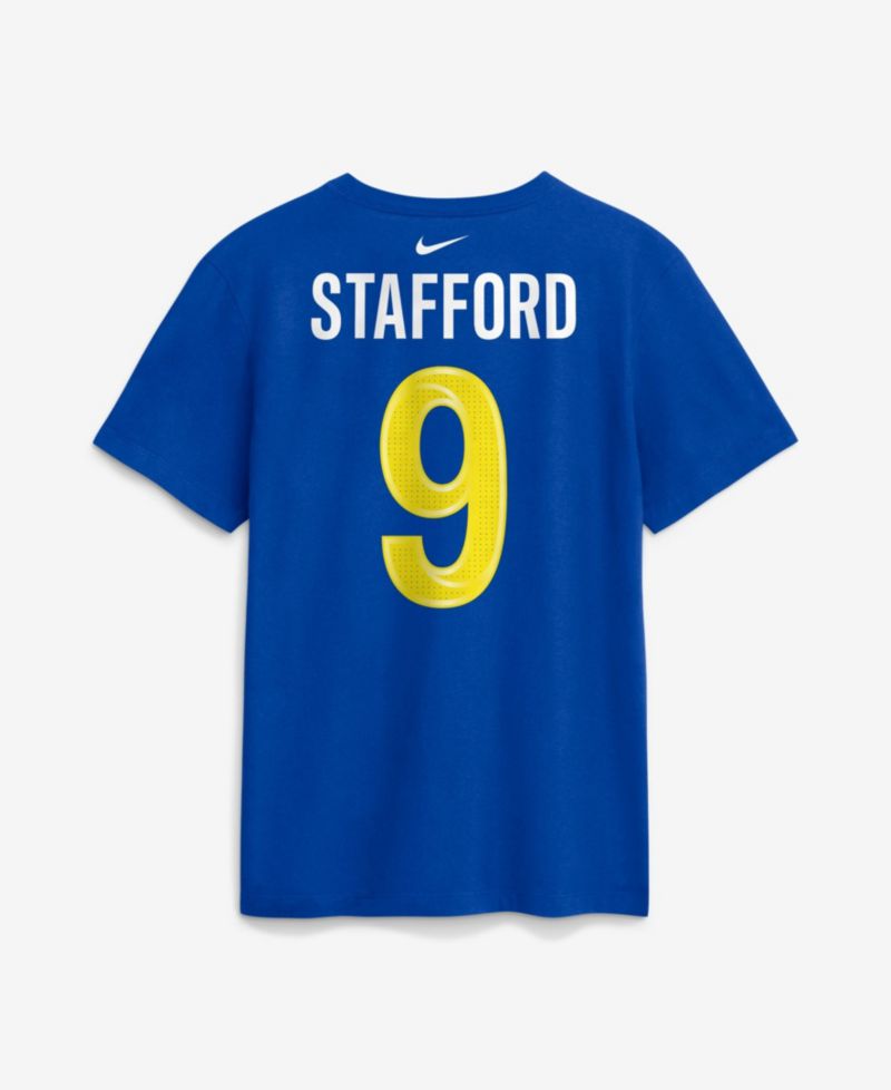 Men's Los Angeles Rams Matthew Stafford Name & Number Mesh T-Shirt