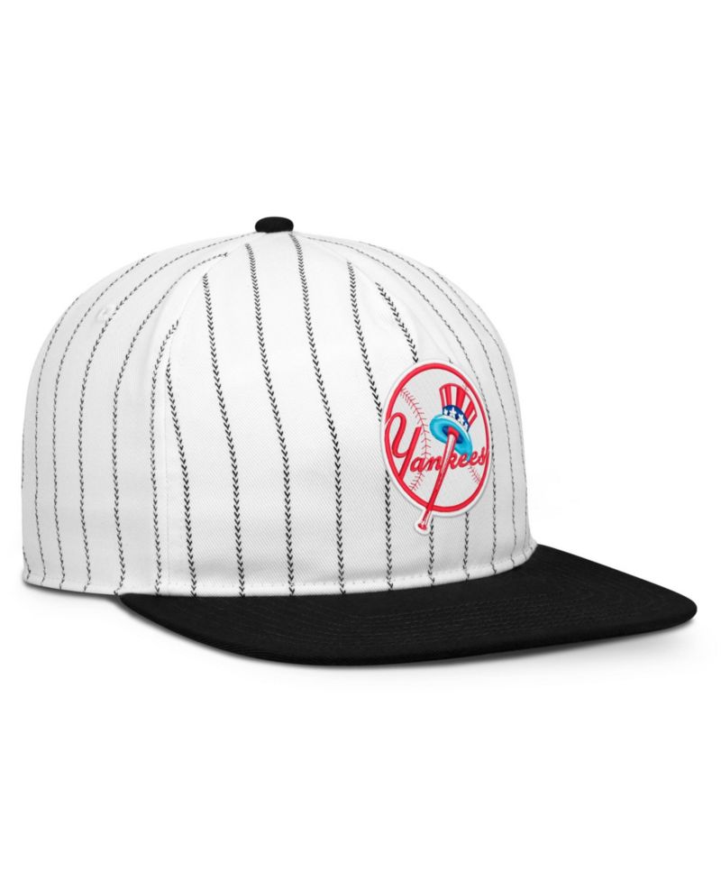 Men's White/Black New York Yankees Cooperstown Collection Pro Adjustable Hat