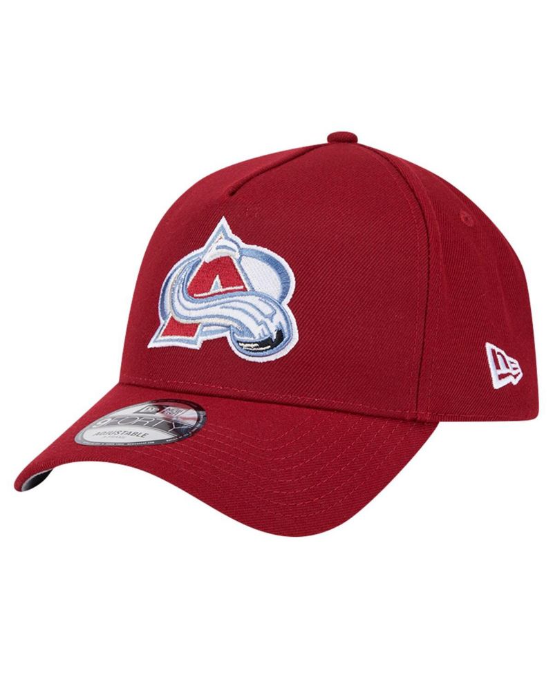 Men's Burgundy Colorado Avalanche Core A-Frame 9FORTY Adjustable Hat