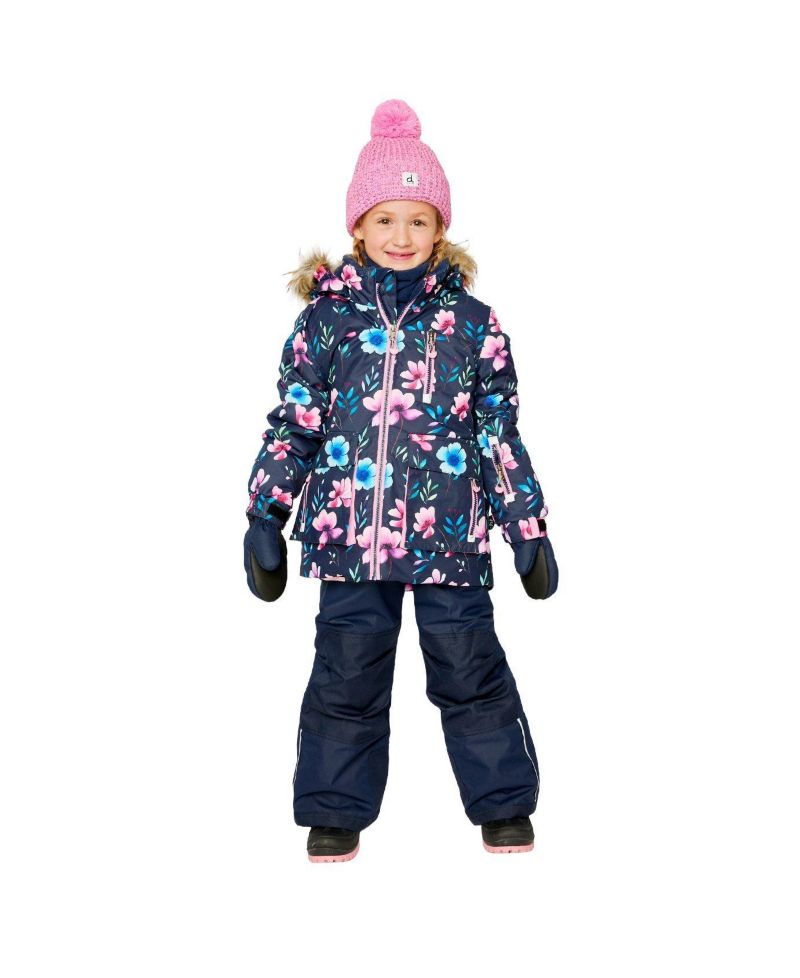 Little and Big Girl's (6-14) Two Piece Play Snowsuit