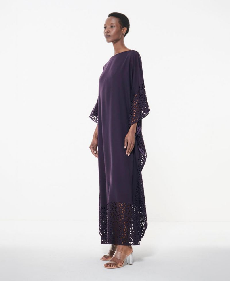 Women's Laser-Cut Loose-Fit Kaftan