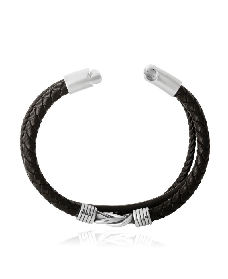 Stainless Steel (316L) Knot 3-Row Bracelet