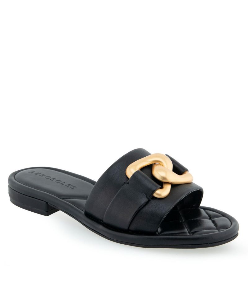 Women's Big Charm Slide Open Toe Sandals