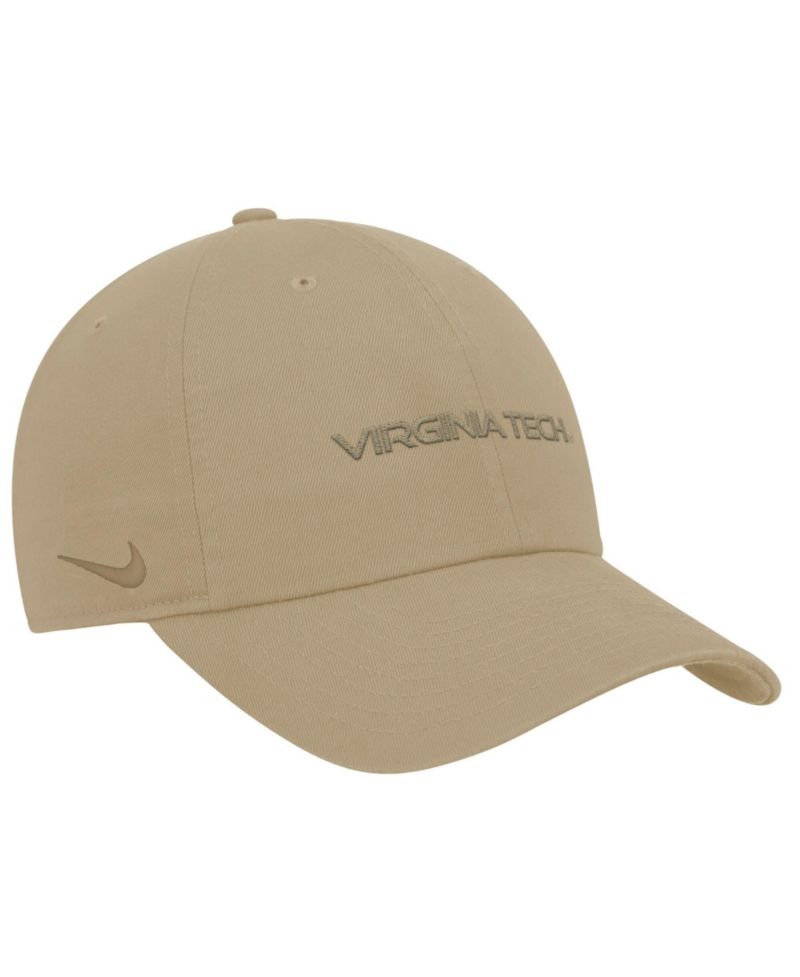 Men's Beige Virginia Tech Hokies Club Adjustable Hat