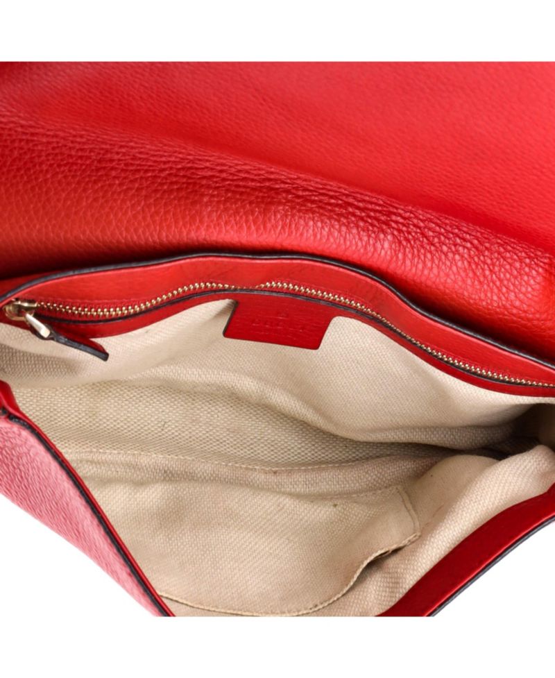 Medium Soho Chain Crossbody Bag Leather