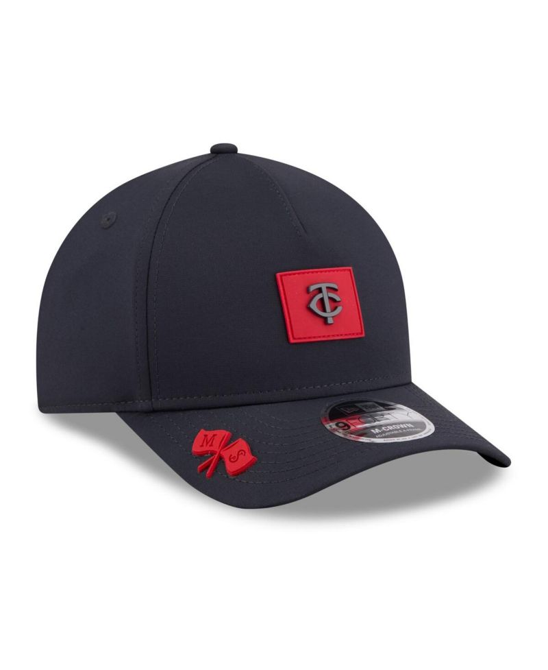 Men's Navy Minnesota Twins 2026 Clubhouse 9FORTY A-Frame Adjustable Hat