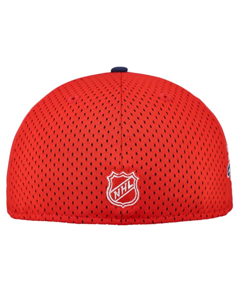 Men's Red/Navy Washington Capitals Mesh Crown Two-Tone 59FIFTY Fitted Hat