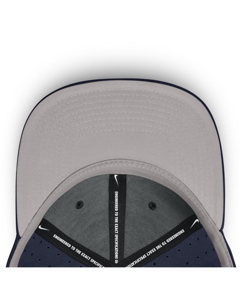 Men's Navy Arizona Wildcats On-Field Dugout True Performance Fitted Hat