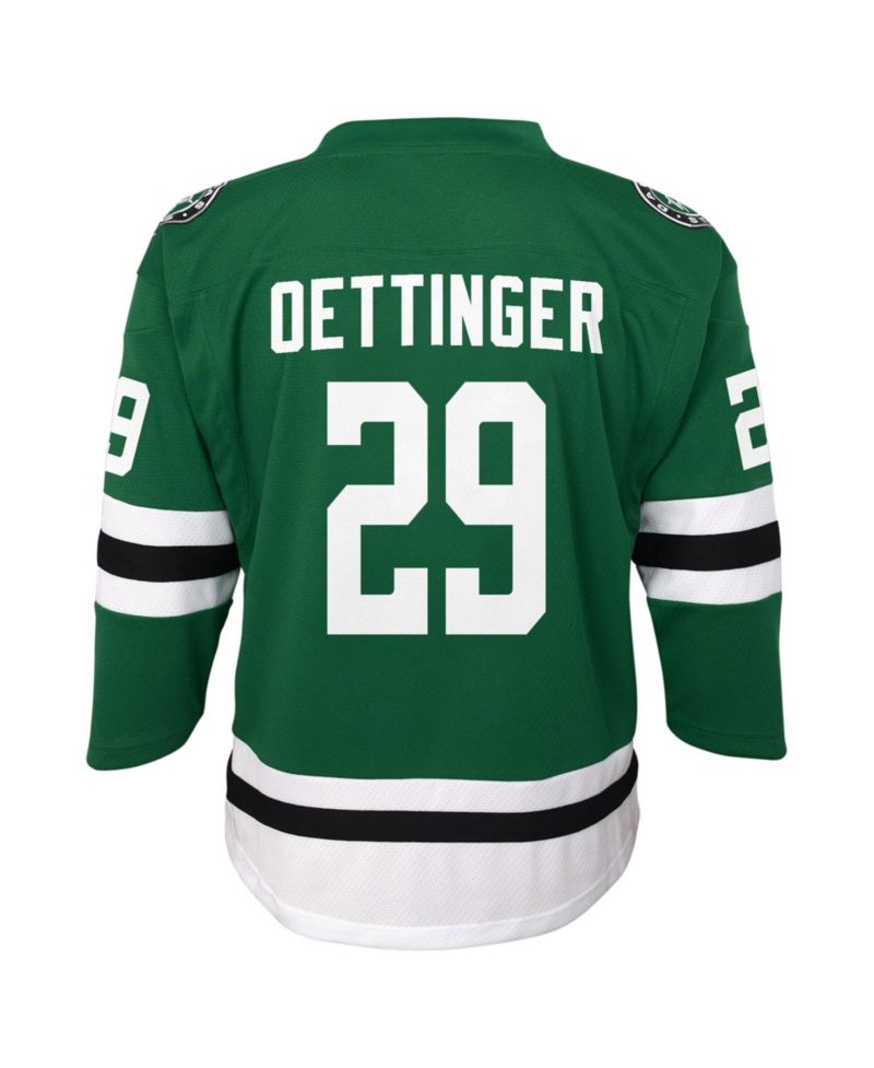 Big Boys and Girls Jake Oettinger Kelly Green Dallas Stars Home Replica Player Jersey