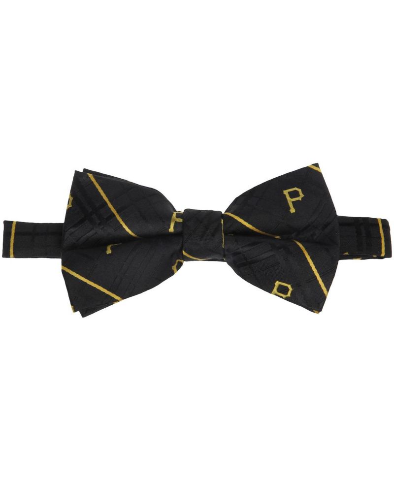 Men's Black Pittsburgh Pirates Oxford Bow Tie
