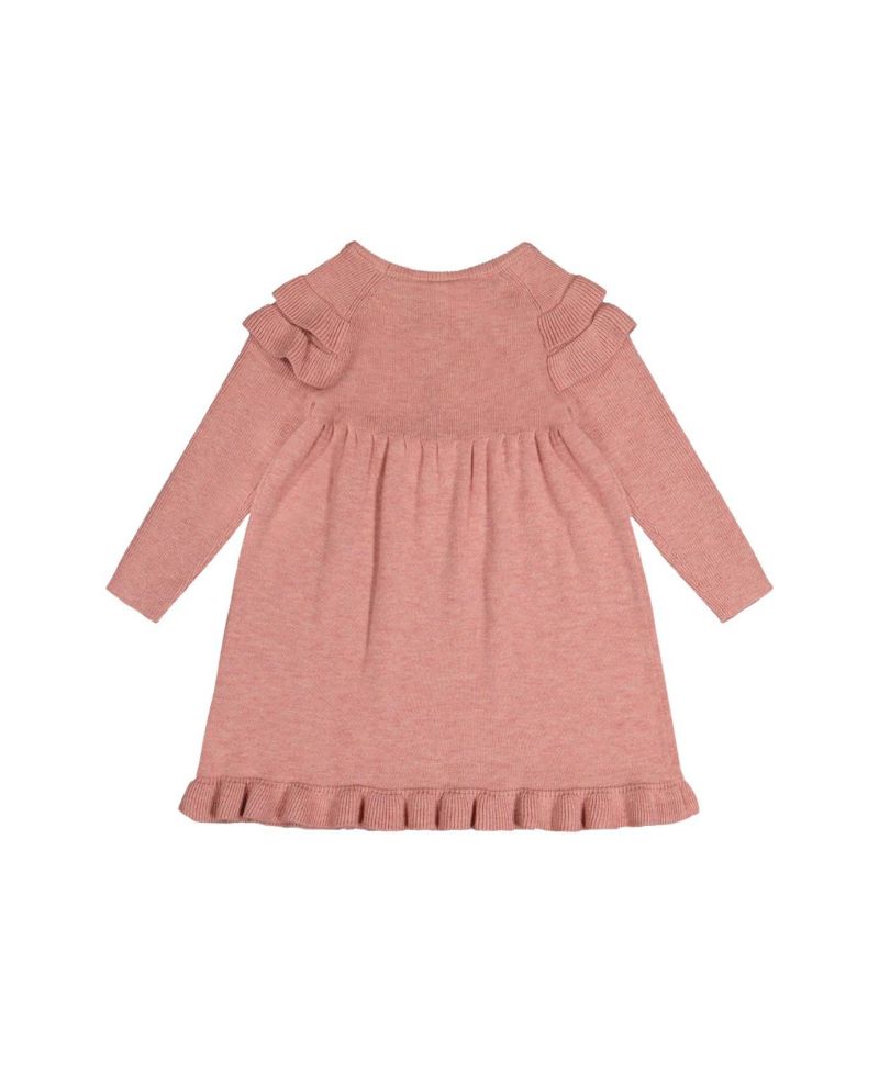 Little and Big Girl(6-8) Knitted Dress