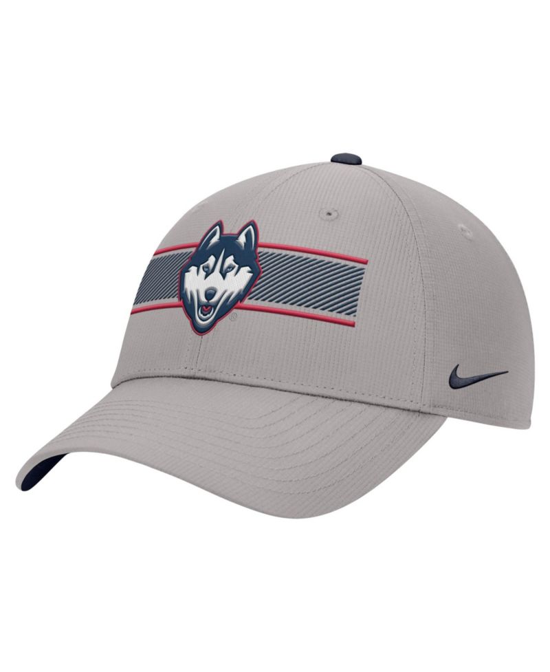 Men's Gray UConn Huskies Ripstop Dri-FIT Adjustable Hat