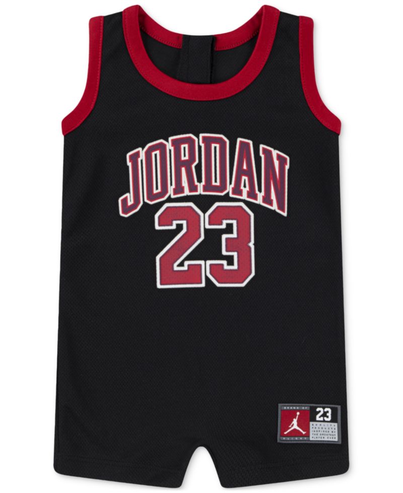 Baby Boys' and Baby Girls' Jumpman 23 Jersey Romper