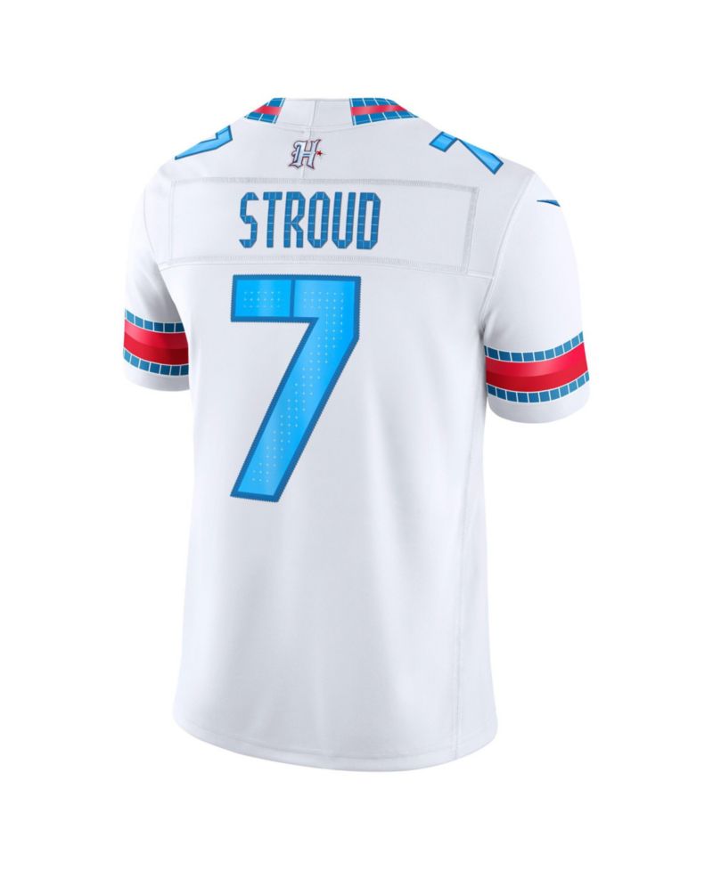 Men's C.J. Stroud White Houston Texans 2026 Rivalries Collection Vapor F.U.S.E Stitched Limited Jersey