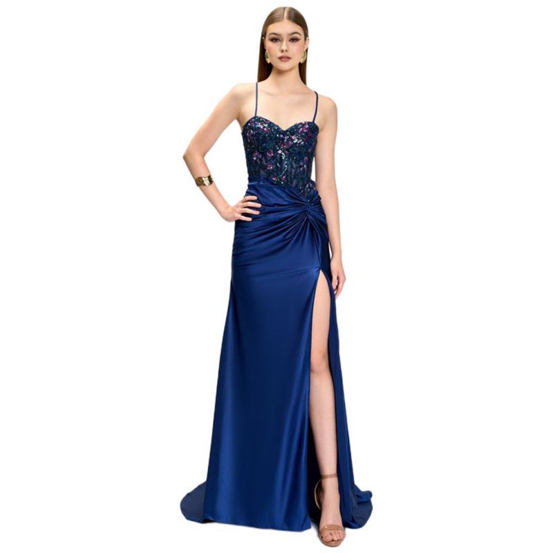 Women's Beaded Sequin Gown