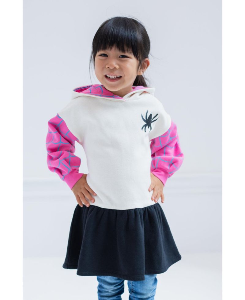 Girls Spider-Gwen Ghost Spider Fleece Skater Dress to