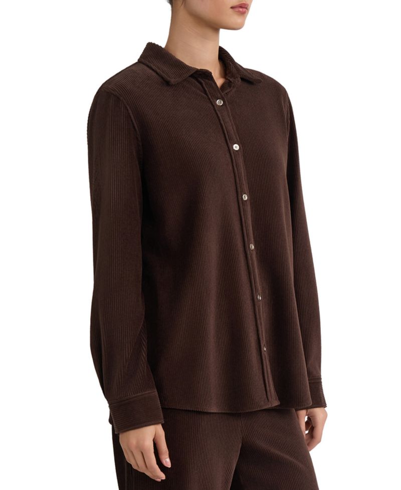 Women's Long-Sleeve Corduroy Shirt