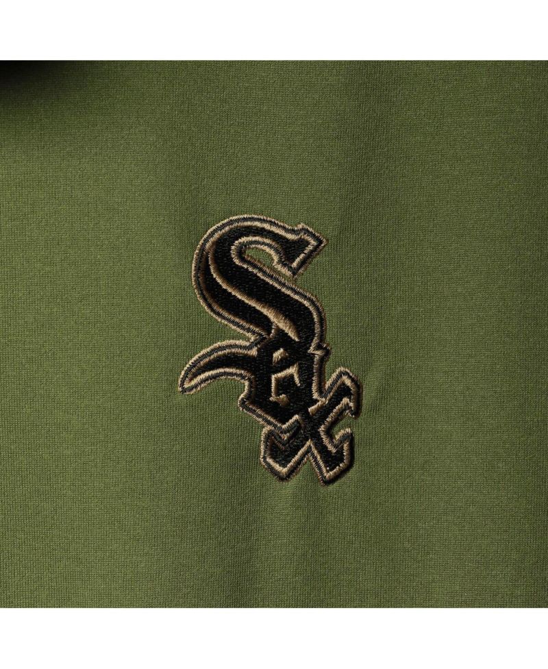 Men's Olive Chicago White Sox Delta Sector Raglan Polo Shirt