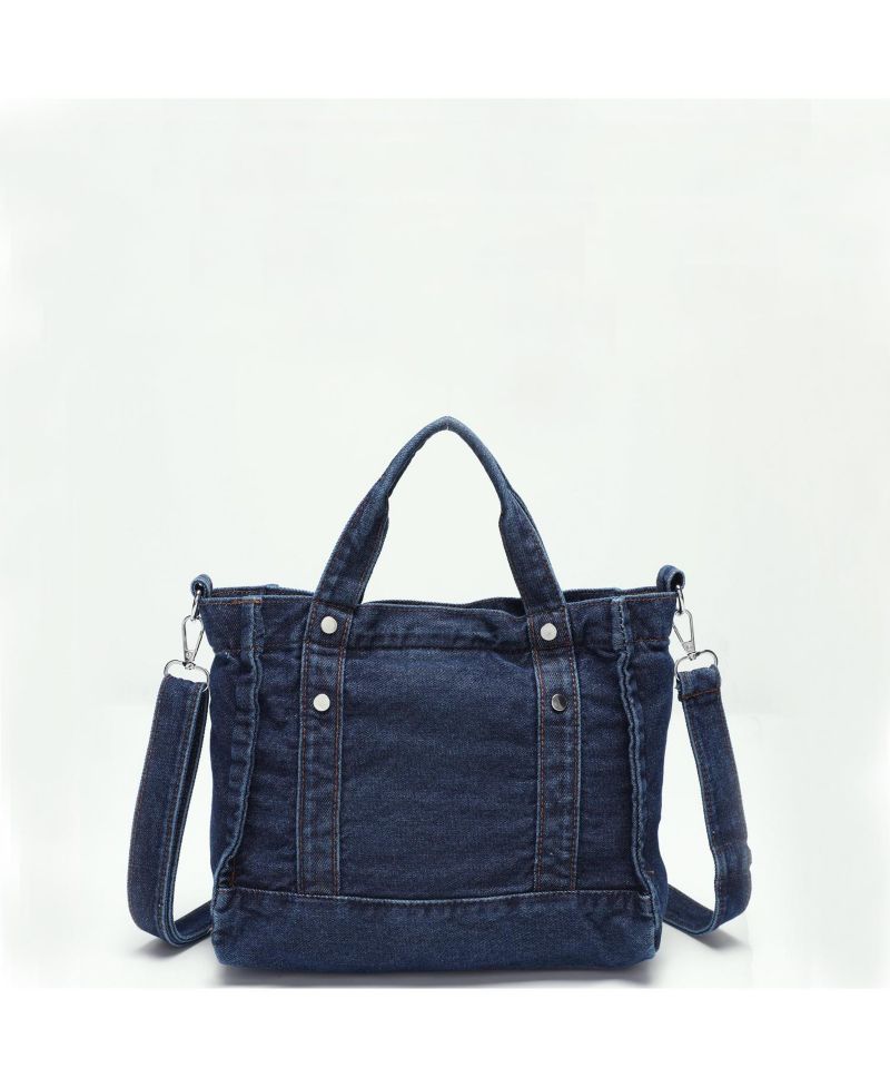 Women's Rework Tote Bag Crossbody Shoulder Bag Washed Mini Satchel Top Handle Everyday Casual Handbag